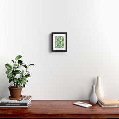 83 Oranges Cheetah Jungle Framed Art Print
