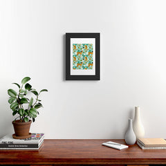 83 Oranges Cheetah Jungle Framed Art Print