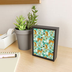 83 Oranges Cheetah Jungle Framed Mini Art Print