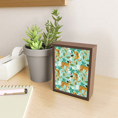 83 Oranges Cheetah Jungle Framed Mini Art Print