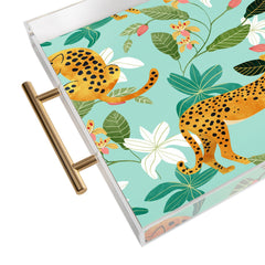 83 Oranges Cheetah Jungle Acrylic Tray