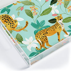 83 Oranges Cheetah Jungle Acrylic Tray