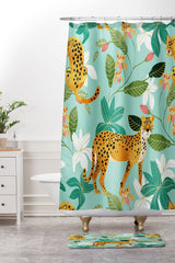 83 Oranges Cheetah Jungle Memory Foam Bath Mat