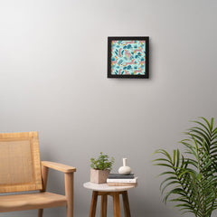 83 Oranges Cheetahs In Grapefruit Grove Framed Wall Art