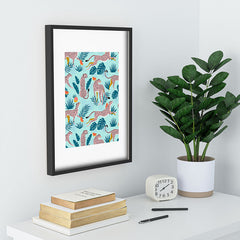 83 Oranges Cheetahs In Grapefruit Grove Recessed Framing Rectangle