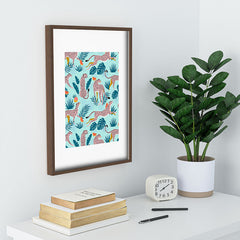 83 Oranges Cheetahs In Grapefruit Grove Recessed Framing Rectangle