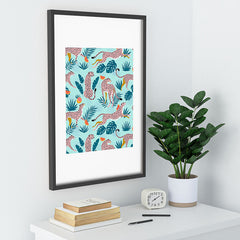 83 Oranges Cheetahs In Grapefruit Grove Recessed Framing Rectangle