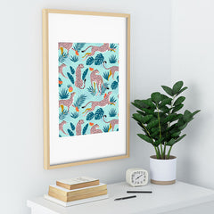 83 Oranges Cheetahs In Grapefruit Grove Recessed Framing Rectangle