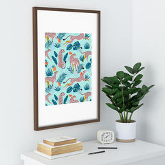 83 Oranges Cheetahs In Grapefruit Grove Recessed Framing Rectangle