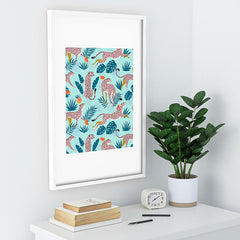 83 Oranges Cheetahs In Grapefruit Grove Recessed Framing Rectangle