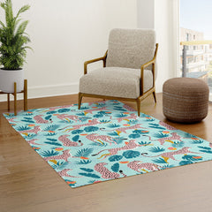 83 Oranges Cheetahs In Grapefruit Grove Area Rug
