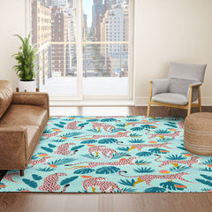 83 Oranges Cheetahs In Grapefruit Grove Area Rug
