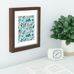 83 Oranges Cheetahs In Grapefruit Grove Recessed Framing Rectangle