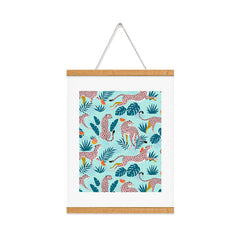 83 Oranges Cheetahs In Grapefruit Grove Art Print