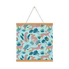 83 Oranges Cheetahs In Grapefruit Grove Art Print