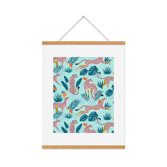 83 Oranges Cheetahs In Grapefruit Grove Art Print