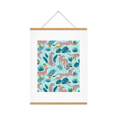 83 Oranges Cheetahs In Grapefruit Grove Art Print