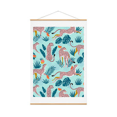 83 Oranges Cheetahs In Grapefruit Grove Art Print