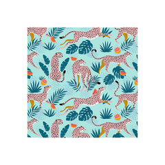 83 Oranges Cheetahs In Grapefruit Grove Art Print