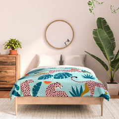 83 Oranges Cheetahs In Grapefruit Grove Comforter