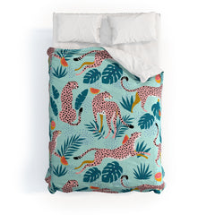 83 Oranges Cheetahs In Grapefruit Grove Comforter