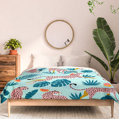 83 Oranges Cheetahs In Grapefruit Grove Comforter