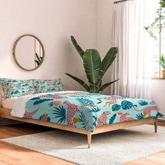 83 Oranges Cheetahs In Grapefruit Grove Comforter