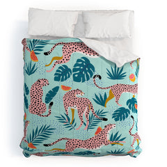 83 Oranges Cheetahs In Grapefruit Grove Comforter