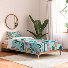 83 Oranges Cheetahs In Grapefruit Grove Comforter