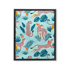 83 Oranges Cheetahs In Grapefruit Grove Art Canvas