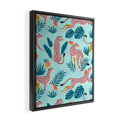 83 Oranges Cheetahs In Grapefruit Grove Art Canvas