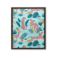 83 Oranges Cheetahs In Grapefruit Grove Art Canvas