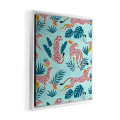 83 Oranges Cheetahs In Grapefruit Grove Art Canvas