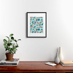83 Oranges Cheetahs In Grapefruit Grove Framed Art Print