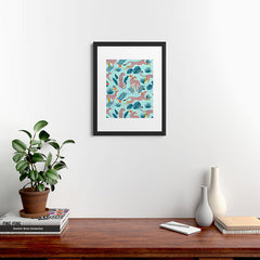 83 Oranges Cheetahs In Grapefruit Grove Framed Art Print