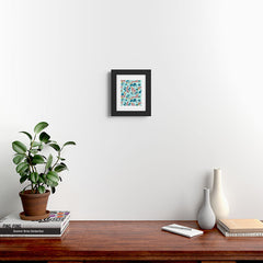 83 Oranges Cheetahs In Grapefruit Grove Framed Art Print