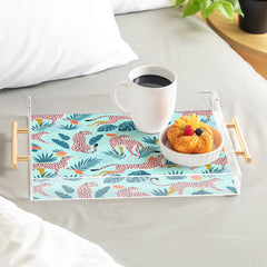 83 Oranges Cheetahs In Grapefruit Grove Acrylic Tray