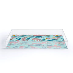 83 Oranges Cheetahs In Grapefruit Grove Acrylic Tray