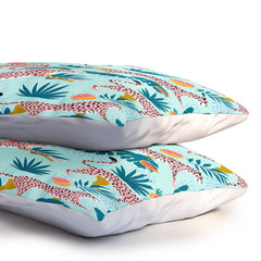 83 Oranges Cheetahs In Grapefruit Grove Pillow Shams