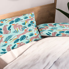 83 Oranges Cheetahs In Grapefruit Grove Pillow Shams