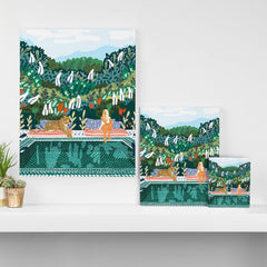 83 Oranges Chilling II Art Canvas