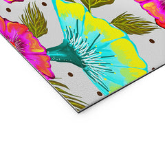 83 Oranges Ecstatic Floral Welcome Mat