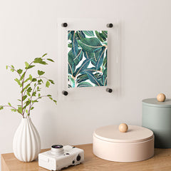 83 Oranges Edge and Dance Floating Acrylic Print