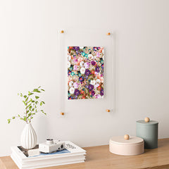 83 Oranges Eves Garden Floating Acrylic Print