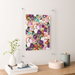 83 Oranges Eves Garden Floating Acrylic Print