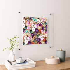 83 Oranges Eves Garden Floating Acrylic Print