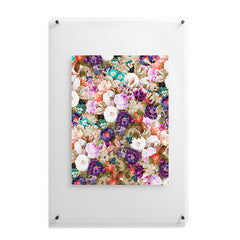 83 Oranges Eves Garden Floating Acrylic Print