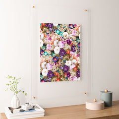83 Oranges Eves Garden Floating Acrylic Print
