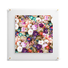 83 Oranges Eves Garden Floating Acrylic Print