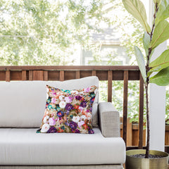 83 Oranges Eves Garden Outdoor Throw Pillow
